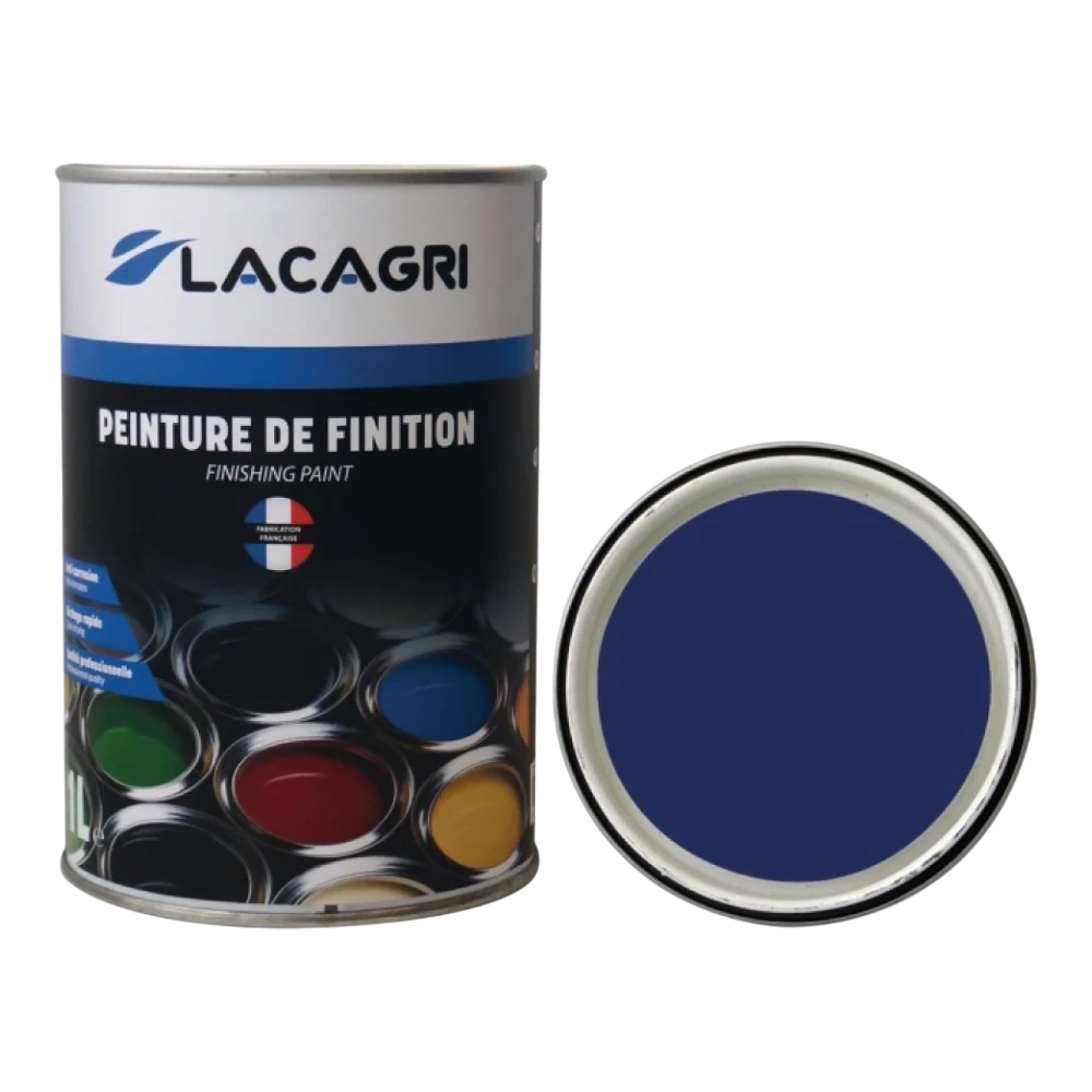 Lacagri 3-in-1 Lack Nachtblau RAL 5022 für CARUELLE – 1 l – Produktabbildung