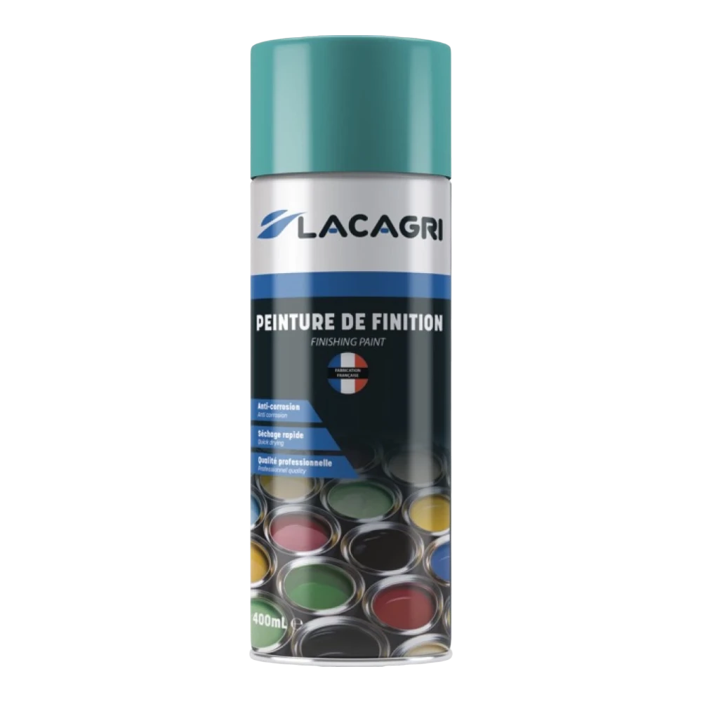 Lacagri 3-in-1 Lackspray Patinagrün RAL 6000 für CLEMENS / KRAMER – 400 ml – Produktabbildung
