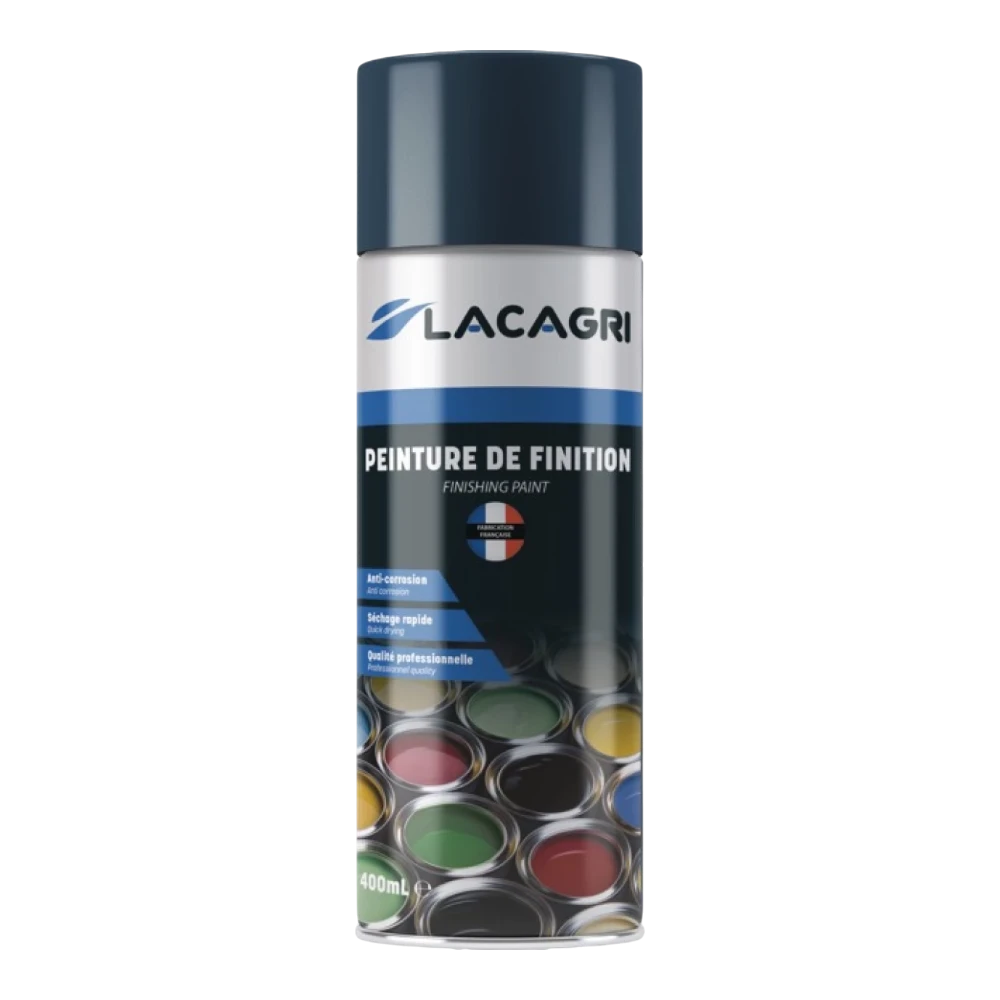 Lacagri 3-in-1 Lackspray Graublau für KUBOTA – 400 ml – Produktabbildung