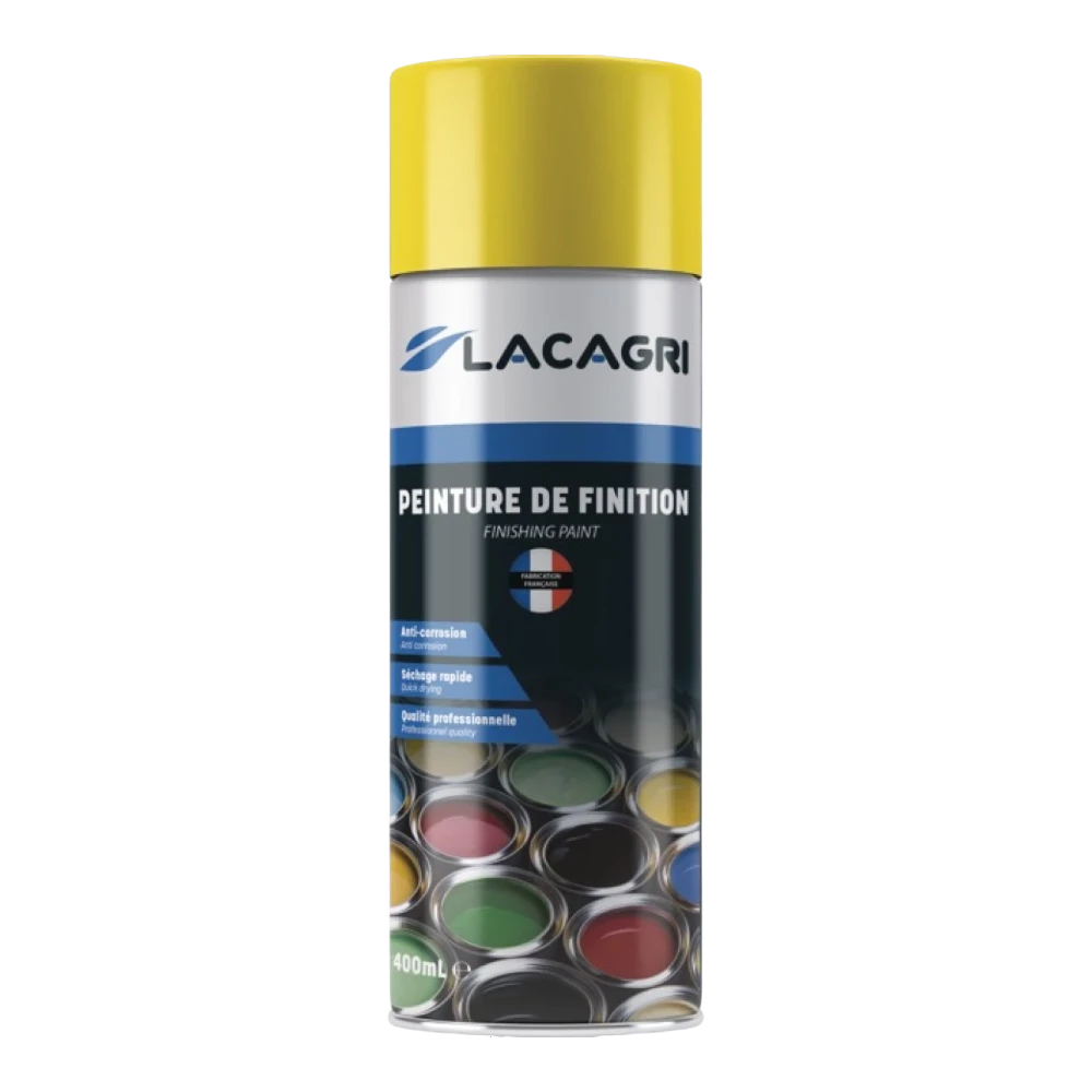 Lacagri 3-in-1 Lackspray Gelb für JCB – neuer Farbton – 400 ml – Produktabbildung