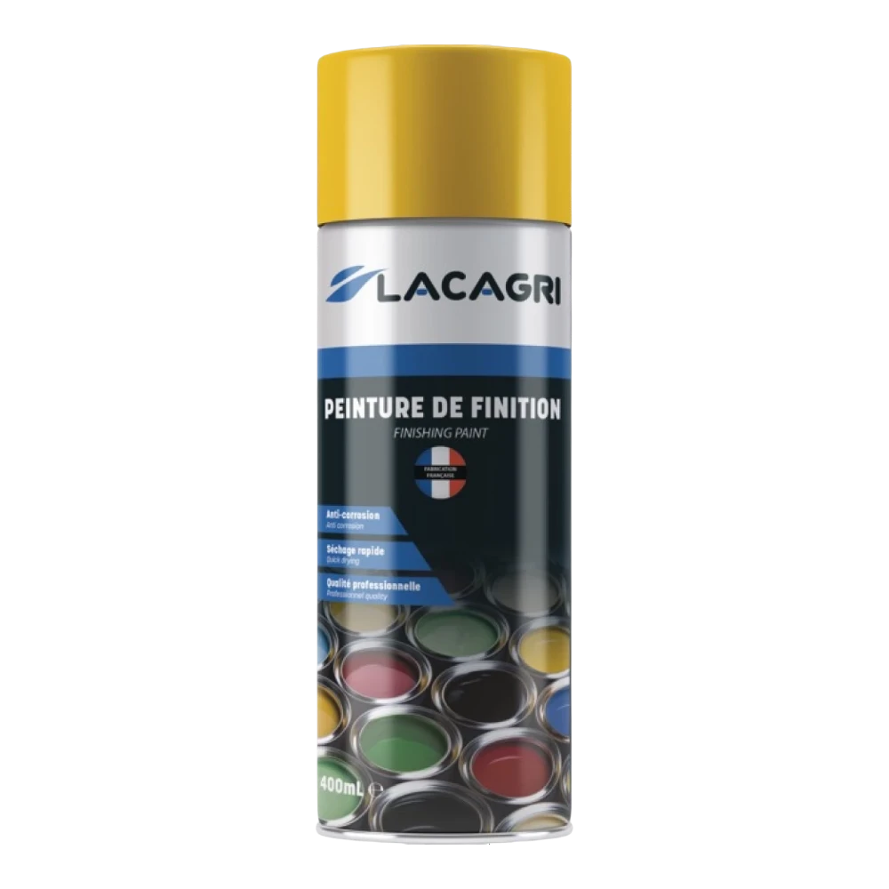 Lacagri 3-in-1 Lackspray Rapsgelb RAL 1021 für JOHN DEERE – 1982-1995 – 400 ml – Produktabbildung