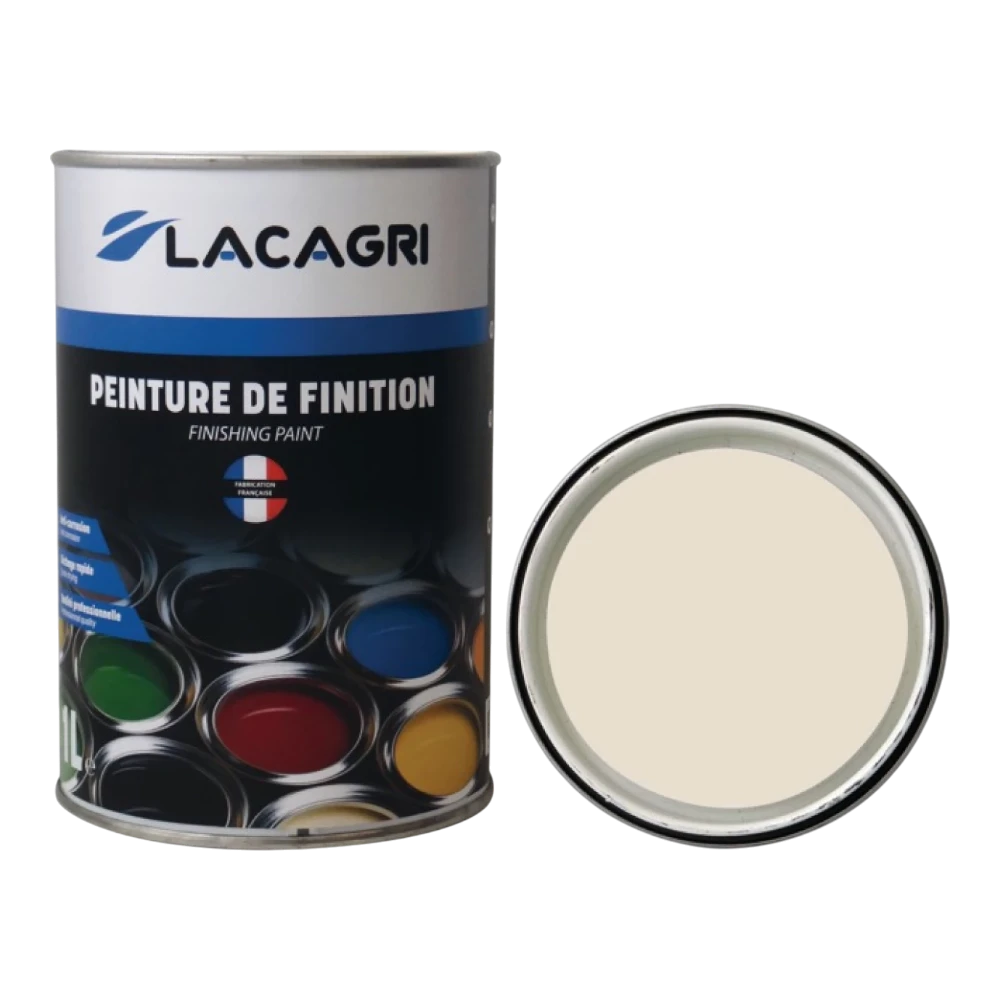 Lacagri 3-in-1 Lack Cremeweiß RAL 9001 – 1 l – Produktabbildung