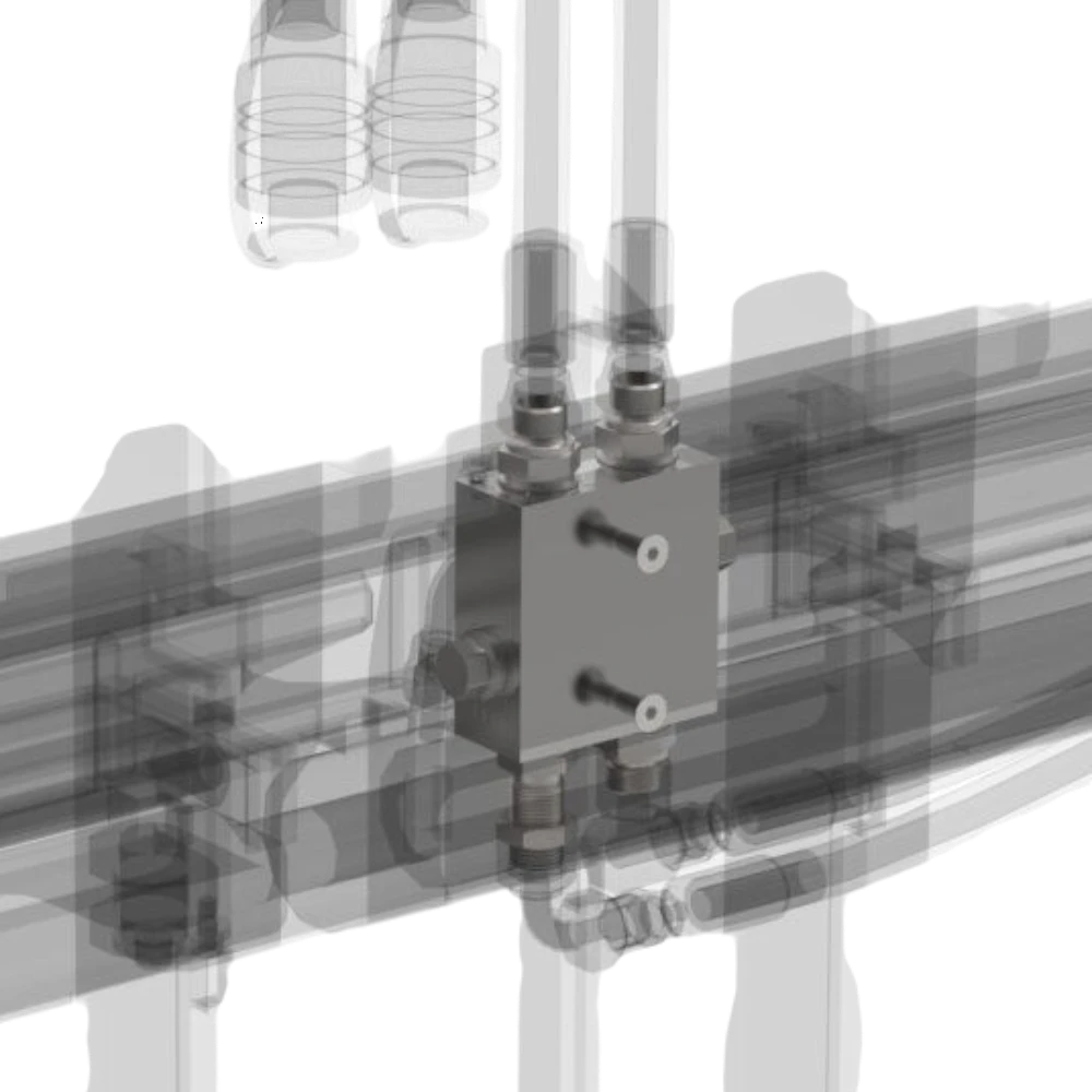 Quicke Druckbegrenzungsventil für hydraulische Palettengabel M+, Artikel 11257134Q