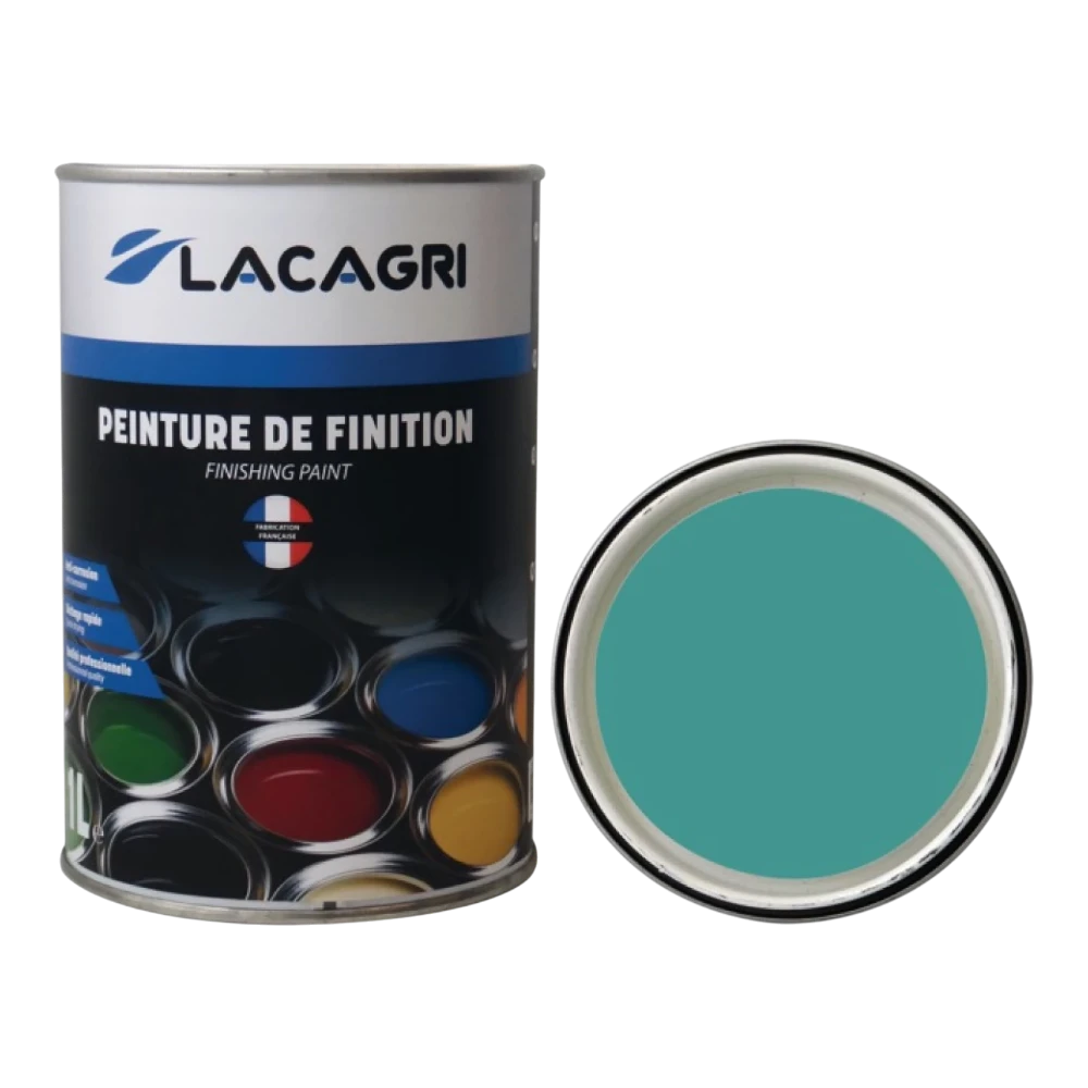 Lacagri 3-in-1 Lack Patinagrün RAL 6000 für CLEMENS / KRAMER – 1 l – Produktabbildung