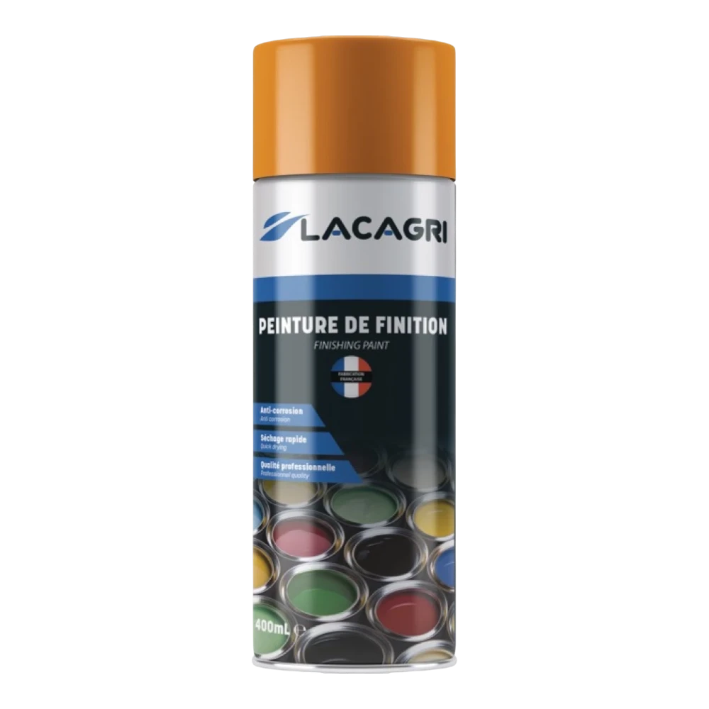 Lacagri 3-in-1 Lackspray Gelb LA 3030 für RENAULT – 400 ml – Produktabbildung