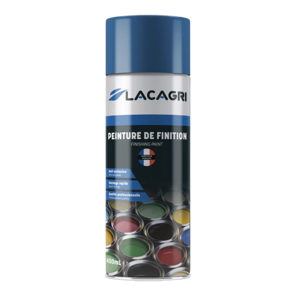 Lacagri 3-in-1 Lackspray Enzianblau RAL 5010 – 400 ml – Produktabbildung