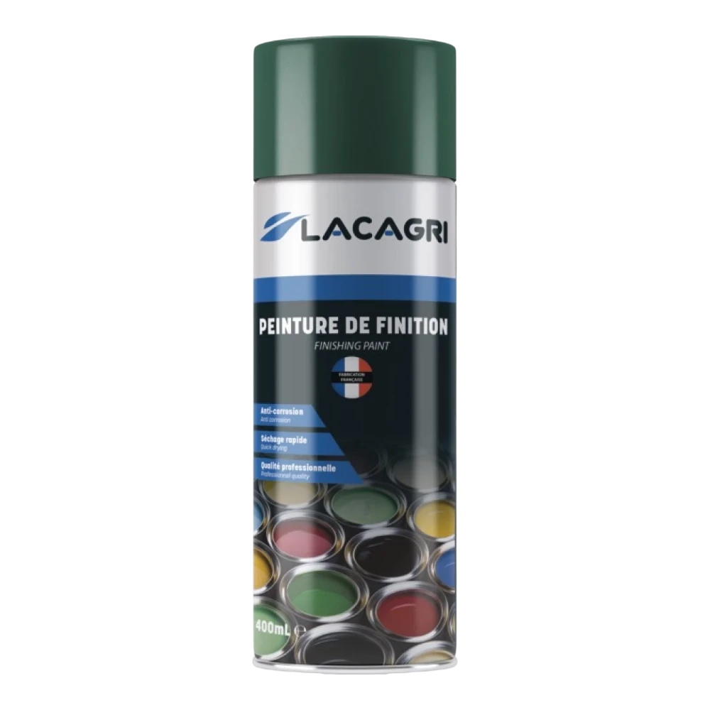 Lacagri 3-in-1 Lackspray Moosgrün RAL 6005 für SOMECA – vor 1983 – 400 ml – Produktabbildung