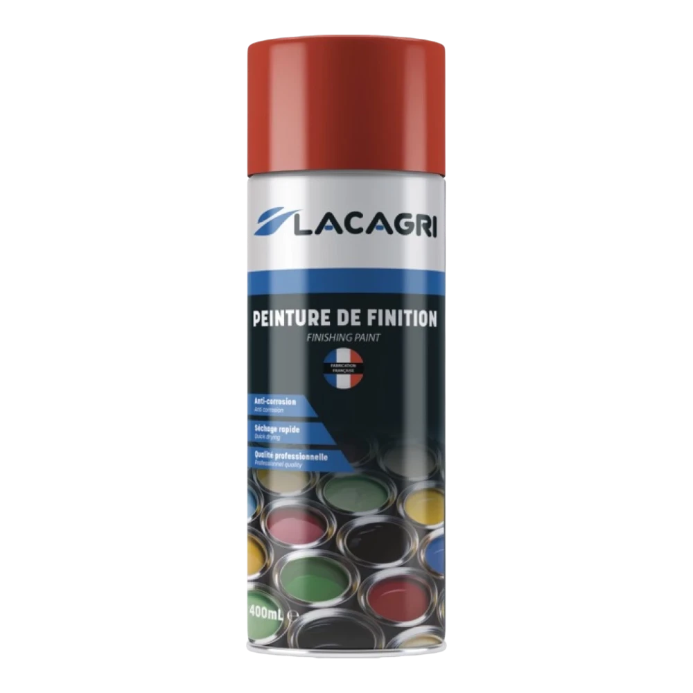 Lacagri 3-in-1 Lackspray Feuerrot RAL 3000 LA 5051 für FENDT – nach 1998 – 400 ml – Produktabbildung
