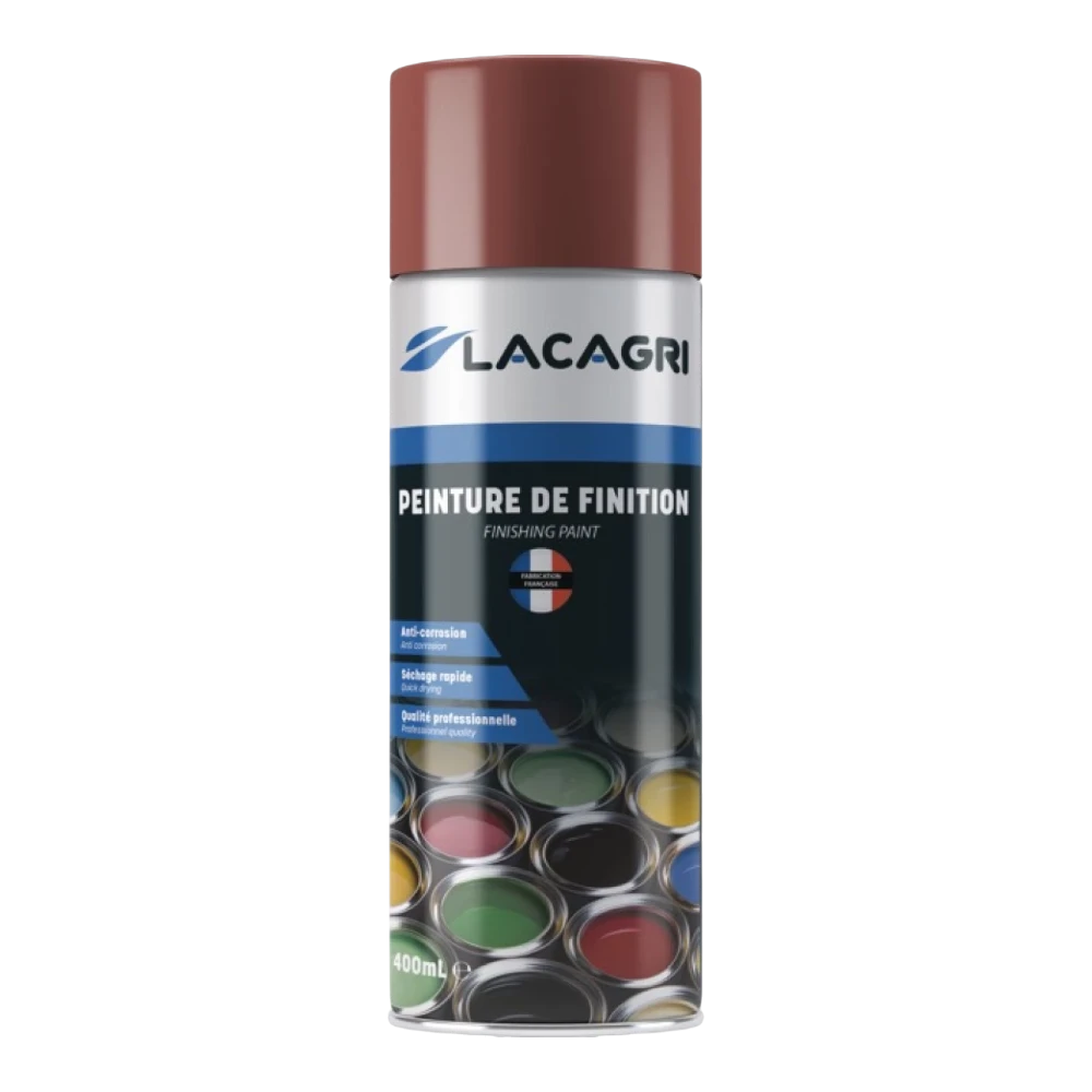 Lacagri 3-in-1 Lackspray Siennabraun für FIAT – 400 ml – Produktabbildung