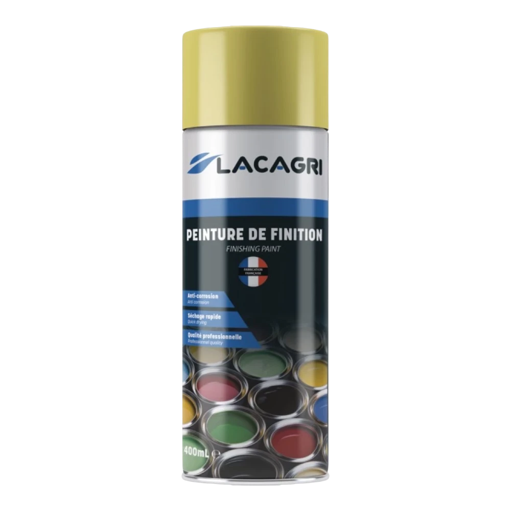 Lacagri 3-in-1 Lackspray Gelb für JOHN DEERE – vor 1982 – 400 ml – Produktabbildung