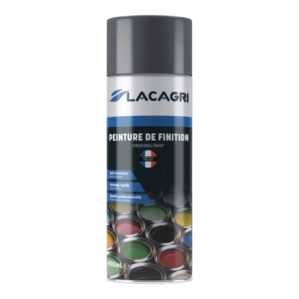 Lacagri 3-in-1 Lackspray Graphitgrau RAL 7024 für DEROT – 400 ml – Produktabbildung