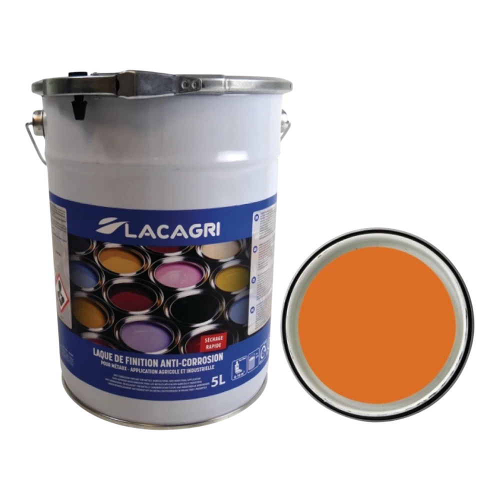 Lacagri 3-in-1 Lack Tieforange RAL 2011 für AMAZONE – 5 l – Produktabbildung