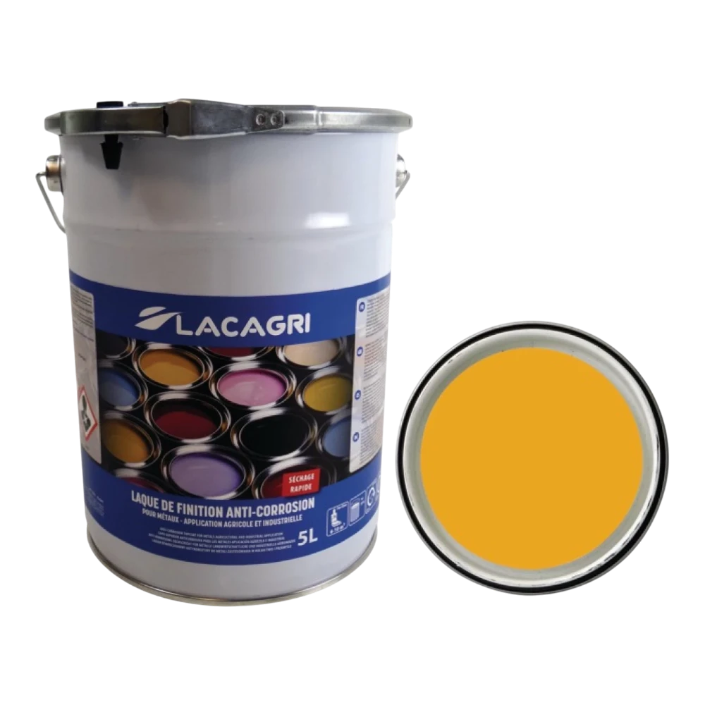 Lacagri 3-in-1 Lack Rapsgelb RAL 1021 LA 3067 für CATERPILLAR – 5 l – Produktabbildung