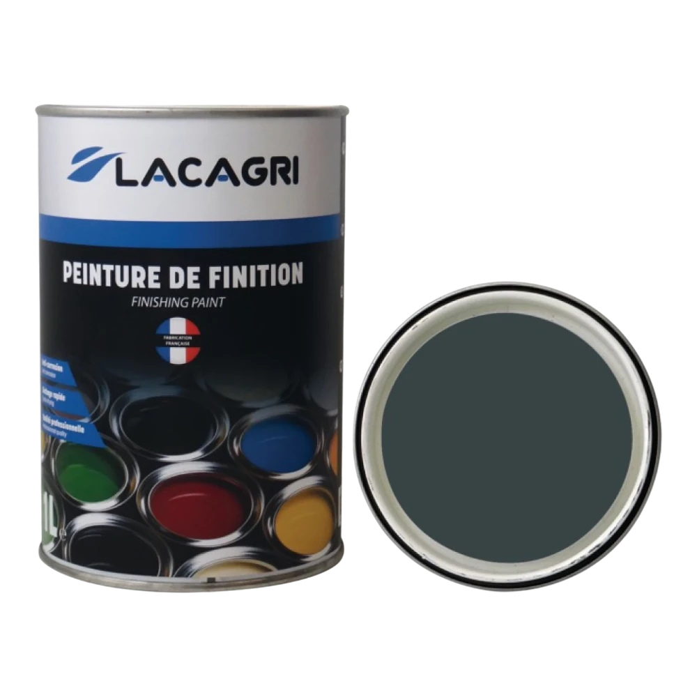 Lacagri 3-in-1 Lack Granitgrau RAL 7026 – 1 l – Produktabbildung