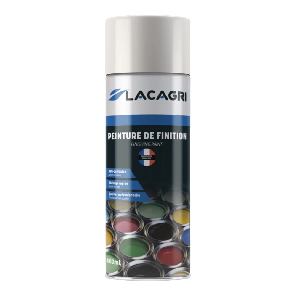 Lacagri 3-in-1 Lackspray Perlweiß RAL 1013 für CALVET – 400 ml – Produktabbildung