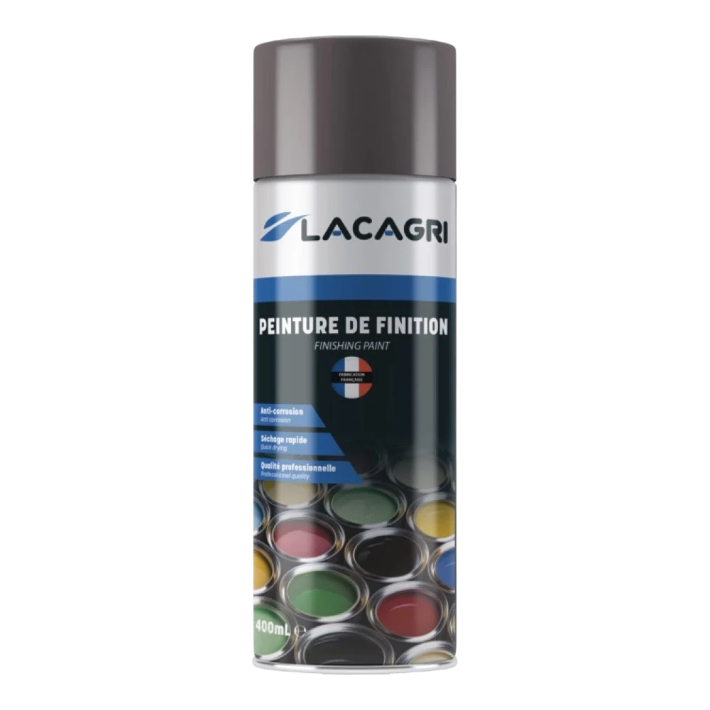 Lacagri 3-in-1 Lackspray Braun für MANITOU – 400 ml – Produktabbildung
