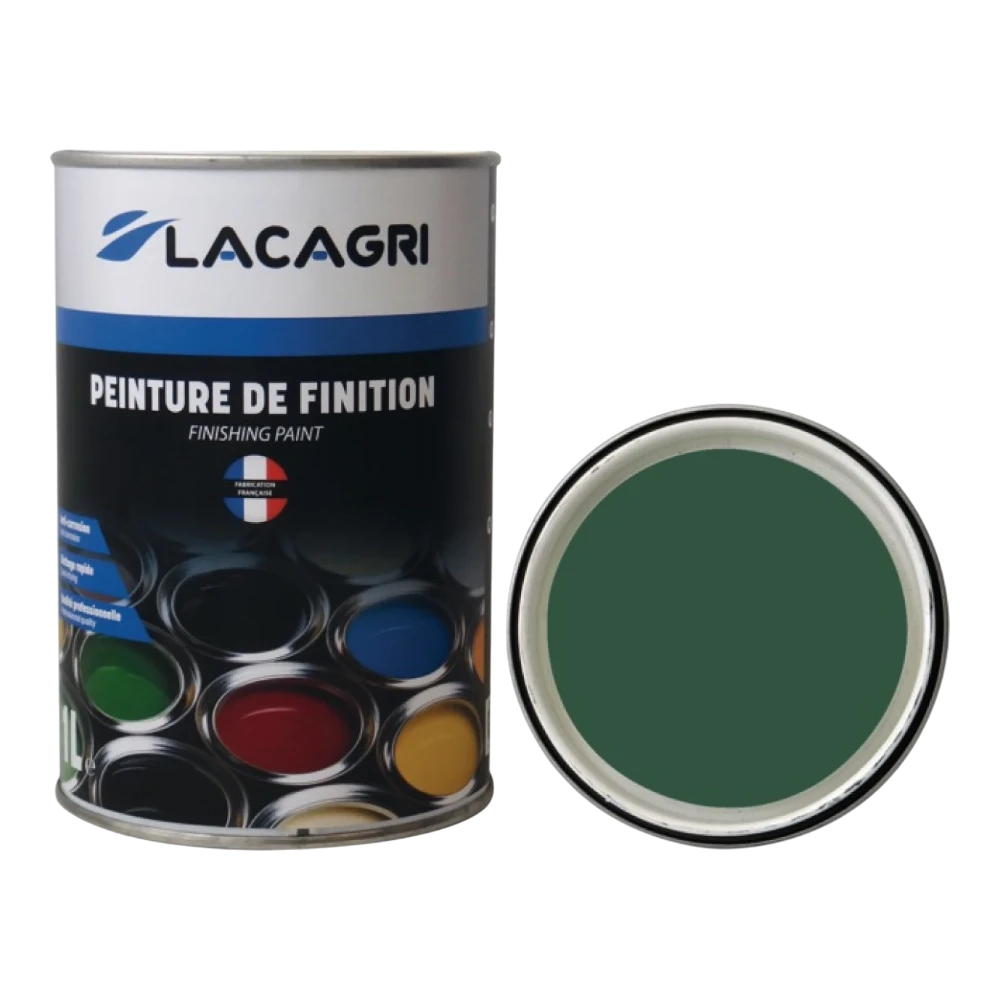Lacagri 3-in-1 Lack Kieferngrün RAL 6028 – 1 l – Produktabbildung