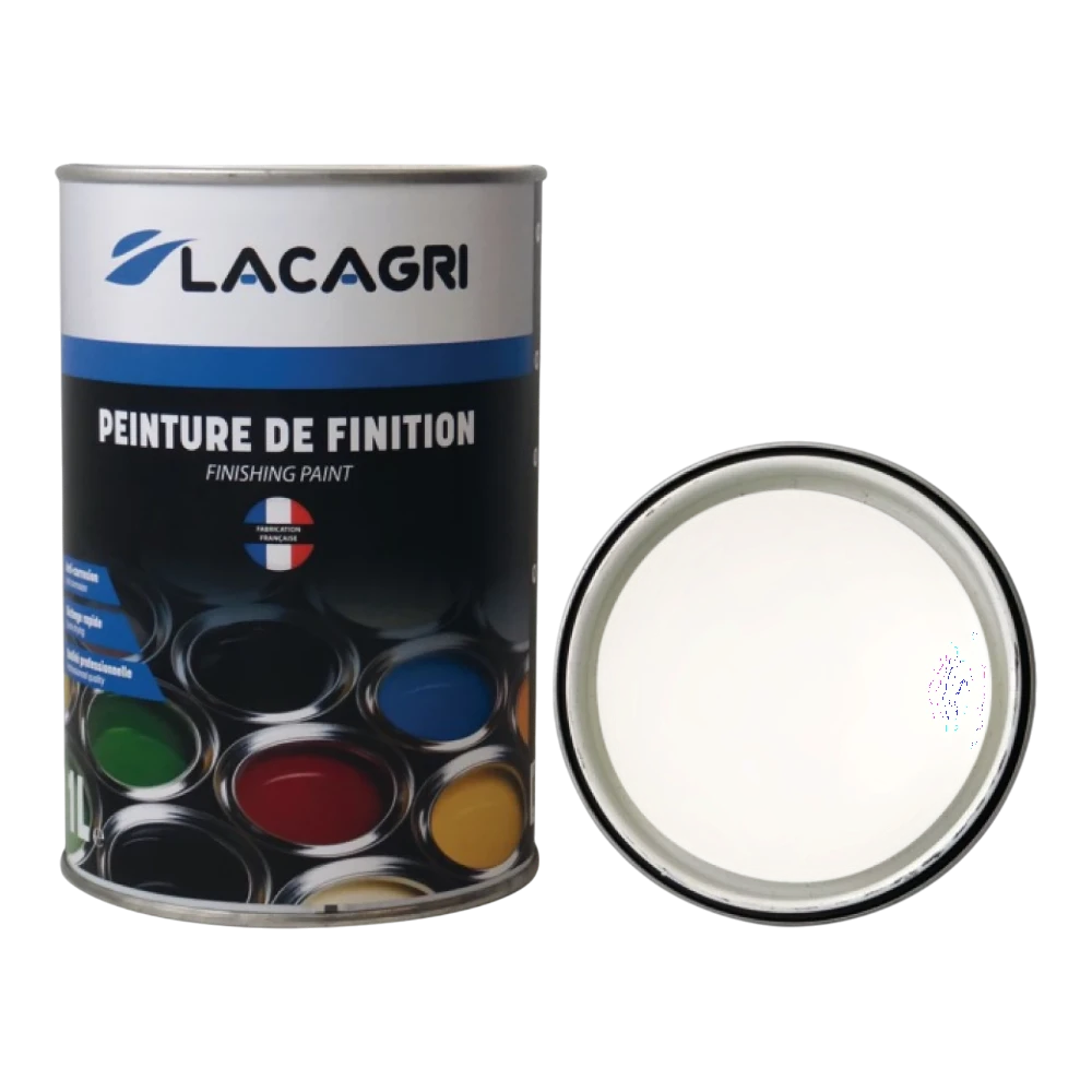 Lacagri 3-in-1 Lack Weiß glänzend – 1 l – Produktabbildung