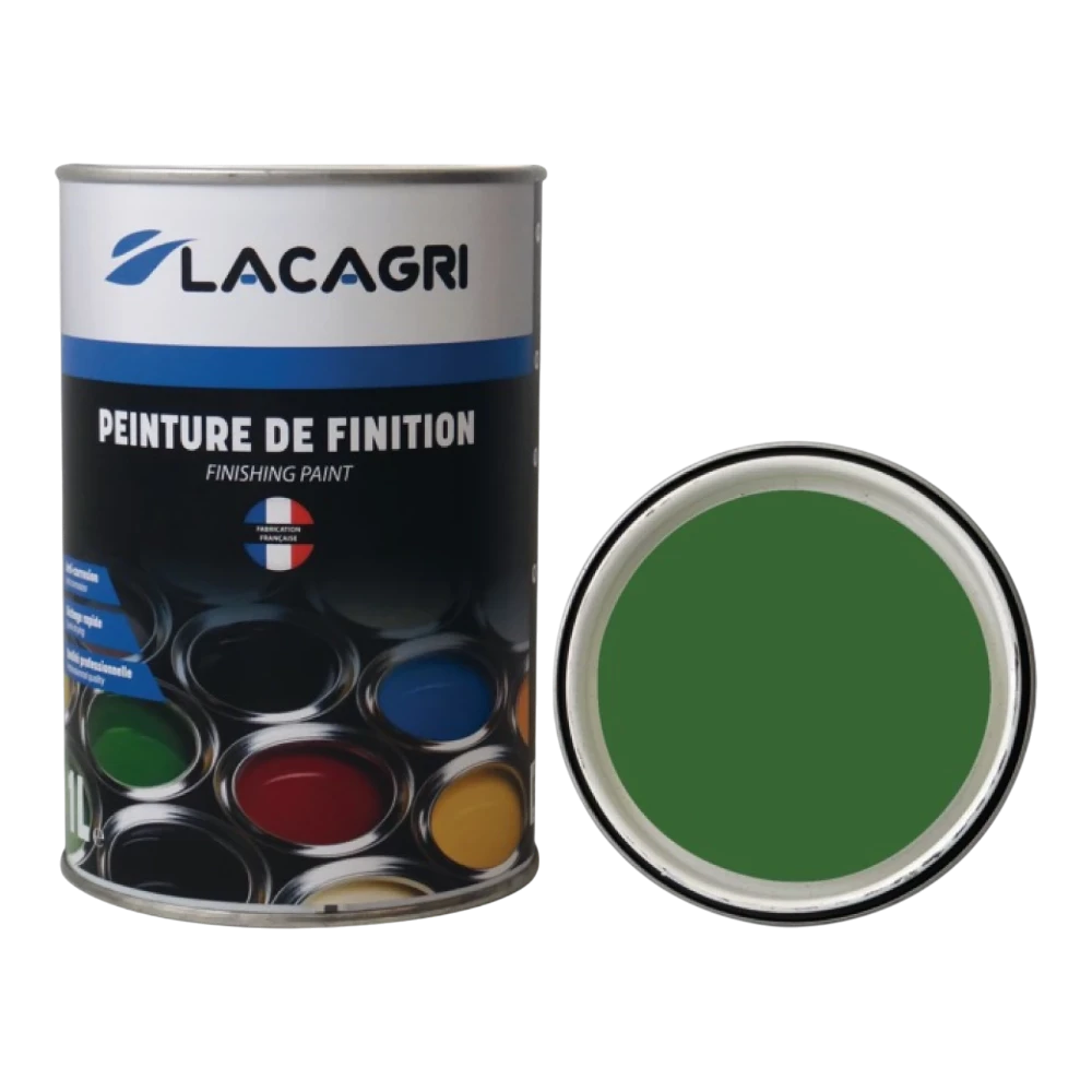 Lacagri 3-in-1 Lack Smaragdgrün RAL 6001 – 1 l – Produktabbildung