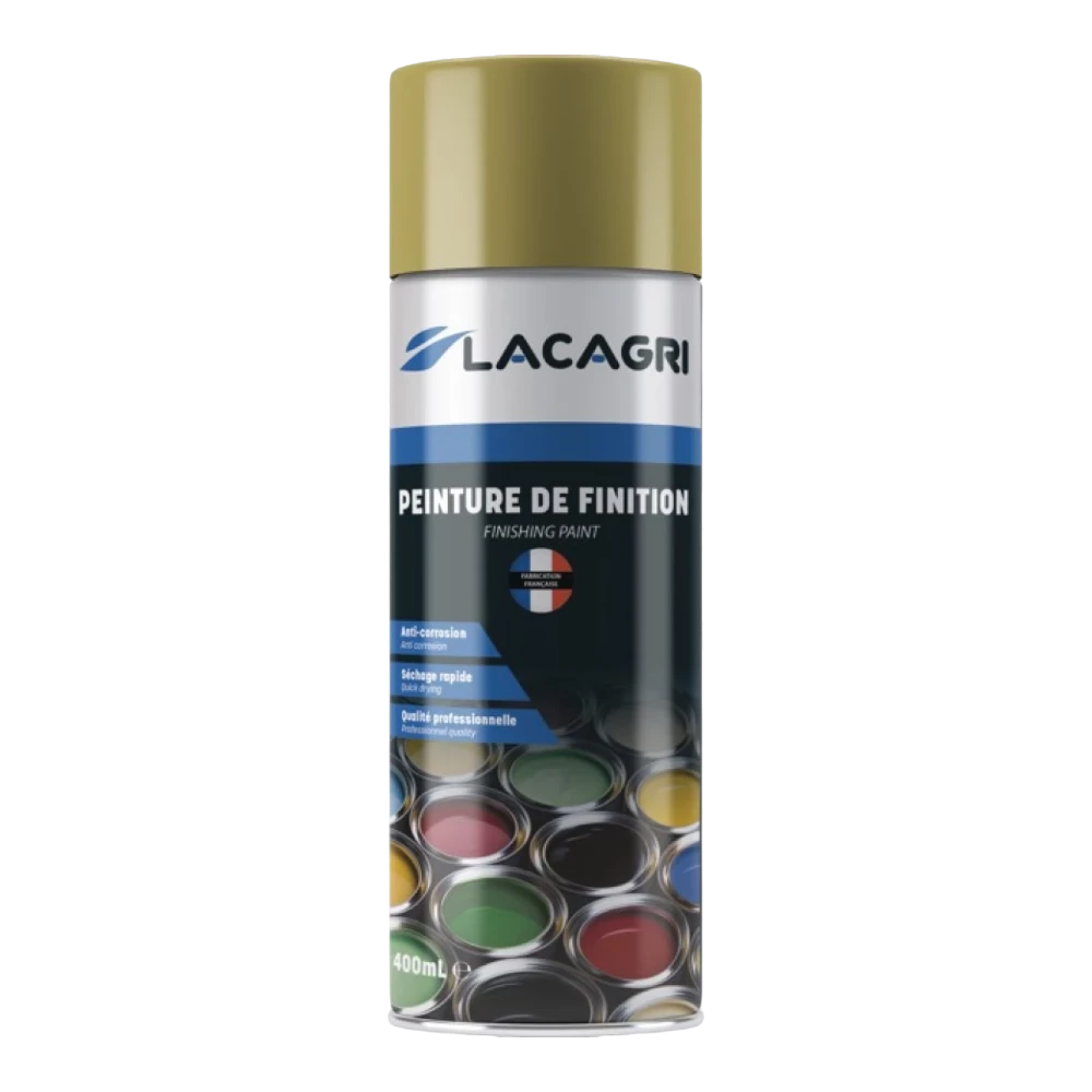 Lacagri 3-in-1 Lackspray Gelb – 400 ml – Produktabbildung