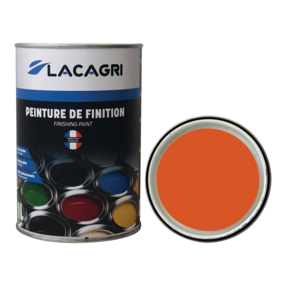 Lacagri 3-in-1 Lack Reinorange RAL 2004 – 1 l – Produktabbildung