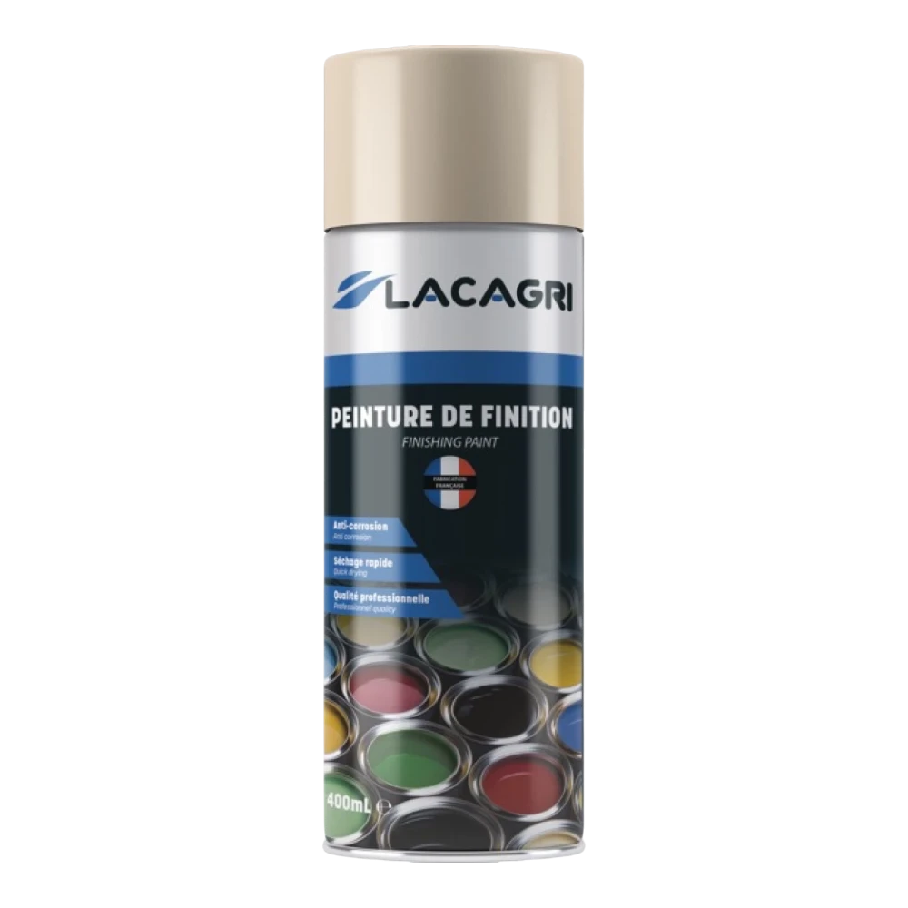 Lacagri 3-in-1 Lackspray Hellelfenbein RAL 1015 für DAVID BROWN – 400 ml – Produktabbildung