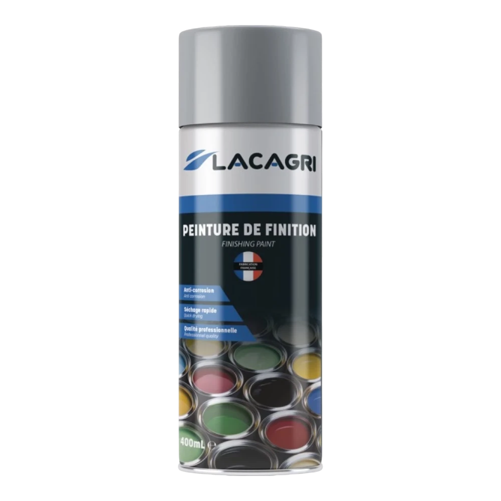 Lacagri 3-in-1 Lackspray Fenstergrau RAL 7040 für WEIDEMANN – 400 ml – Produktabbildung