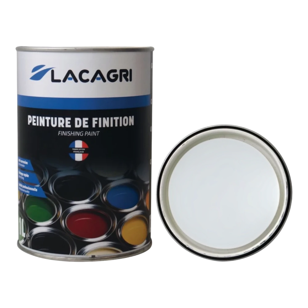 Lacagri 3-in-1 Lack Metallgrau für MC CORMICK – Felgen – 1 l – Produktabbildung
