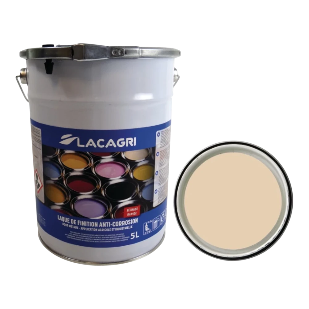 Lacagri 3-in-1 Lack Hellelfenbein RAL 1015 – 5 l – Produktabbildung