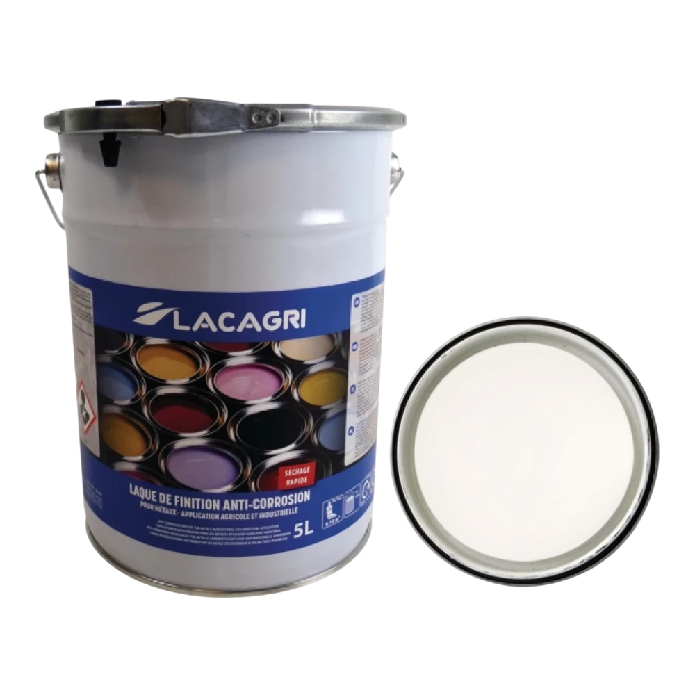 Lacagri 3-in-1 Lack Weiß glänzend – 5 l – Produktabbildung